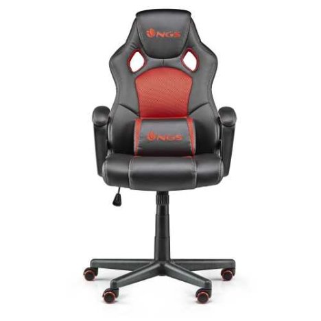 Scaun gaming NGS WASP, reglabil pe intalime, perna lombar, negru rosu